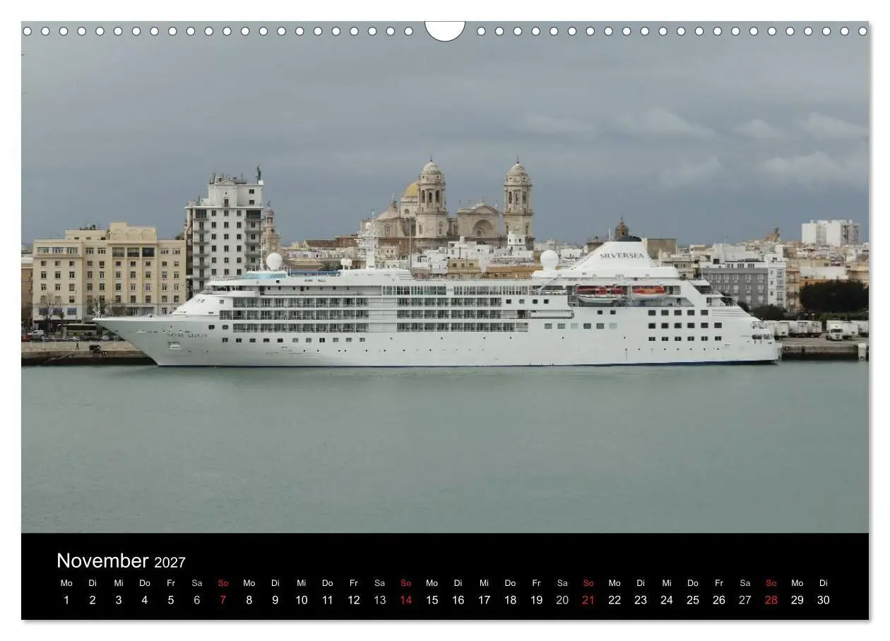 Bild: 9783594243954 | Kreuzfahrtschiffe in Europa (Wandkalender 2027 DIN A3 quer),...