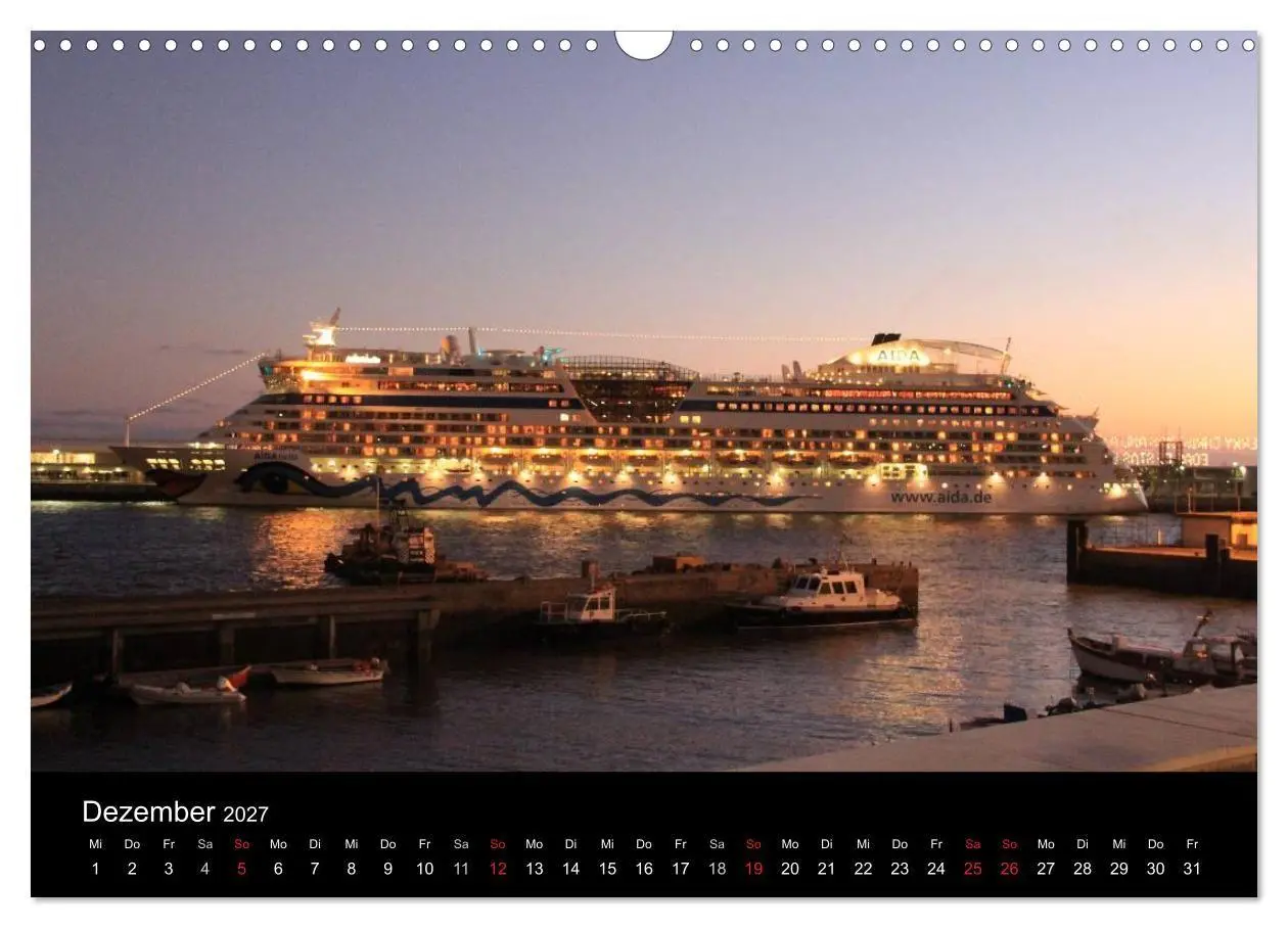 Bild: 9783594243954 | Kreuzfahrtschiffe in Europa (Wandkalender 2027 DIN A3 quer),...