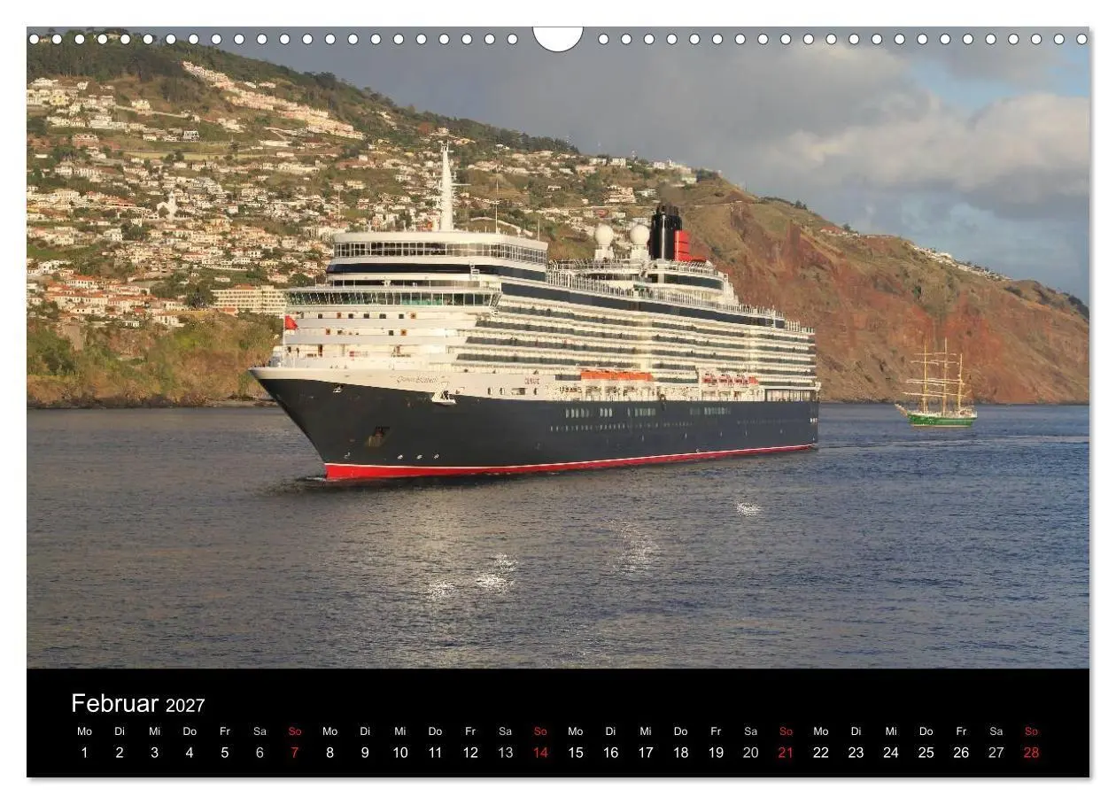 Bild: 9783594243954 | Kreuzfahrtschiffe in Europa (Wandkalender 2027 DIN A3 quer),...