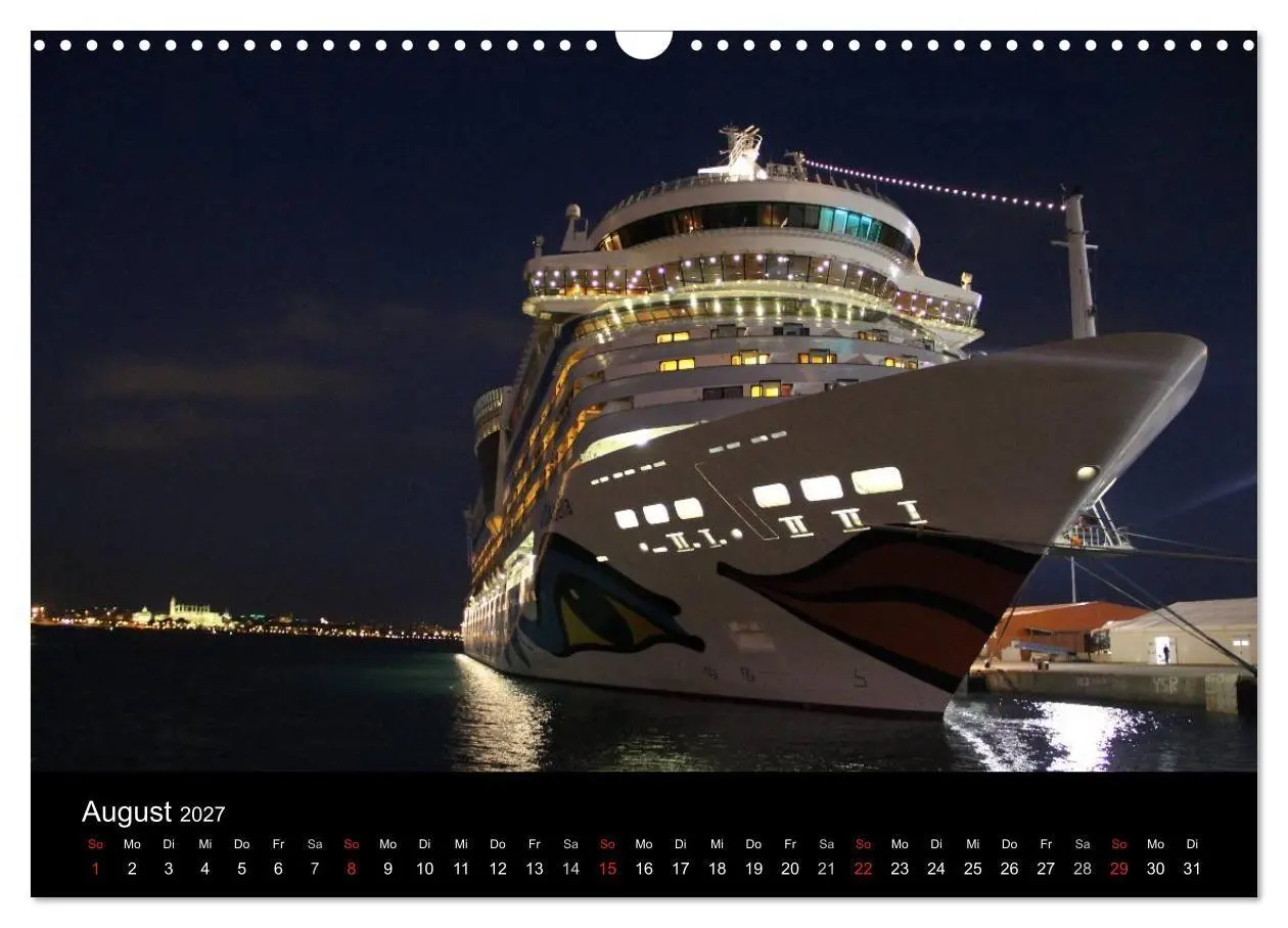 Bild: 9783594243954 | Kreuzfahrtschiffe in Europa (Wandkalender 2027 DIN A3 quer),...