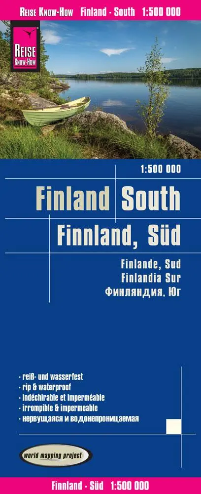Cover: 9783831773954 | Reise Know-How Landkarte Finnland, Süd 1:500.000 | Rump | (Land-)Karte