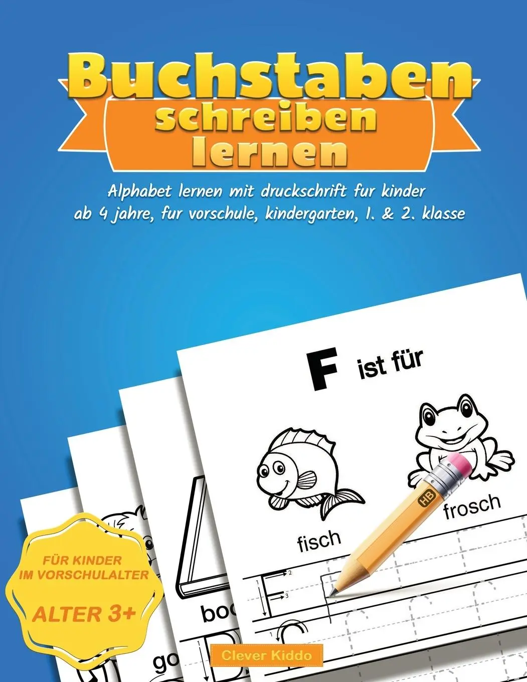 Cover: 9781952264054 | GER-BUCHSTABEN SCHREIBEN LERNE | Clever Kiddo | Taschenbuch | Deutsch