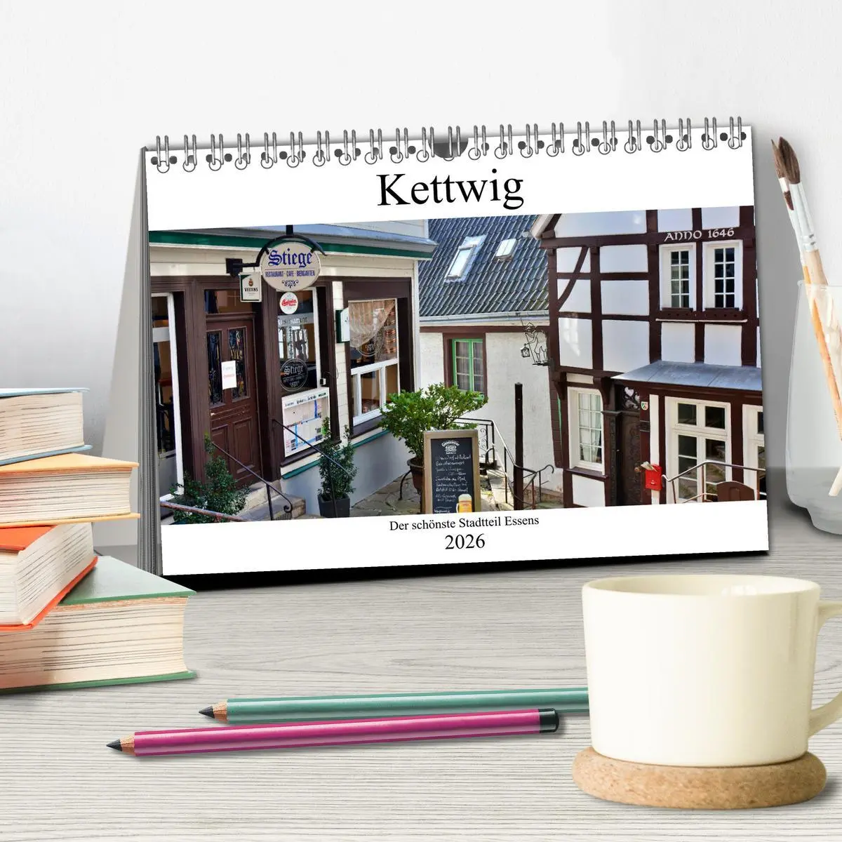 Bild: 9783457754054 | Kettwig der schönste Stadtteil Essens (Tischkalender 2026 DIN A5...