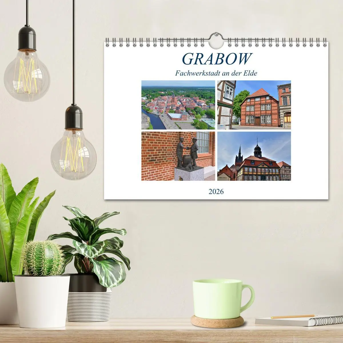Bild: 9783457824054 | Grabow - Fachwerkstadt an der Elde (Wandkalender 2026 DIN A4 quer),...