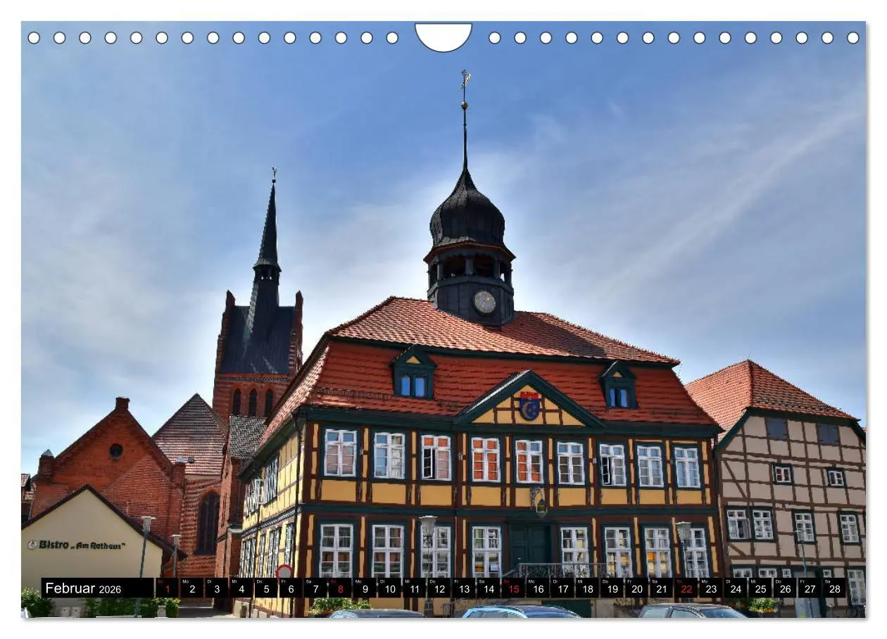 Bild: 9783457824054 | Grabow - Fachwerkstadt an der Elde (Wandkalender 2026 DIN A4 quer),...