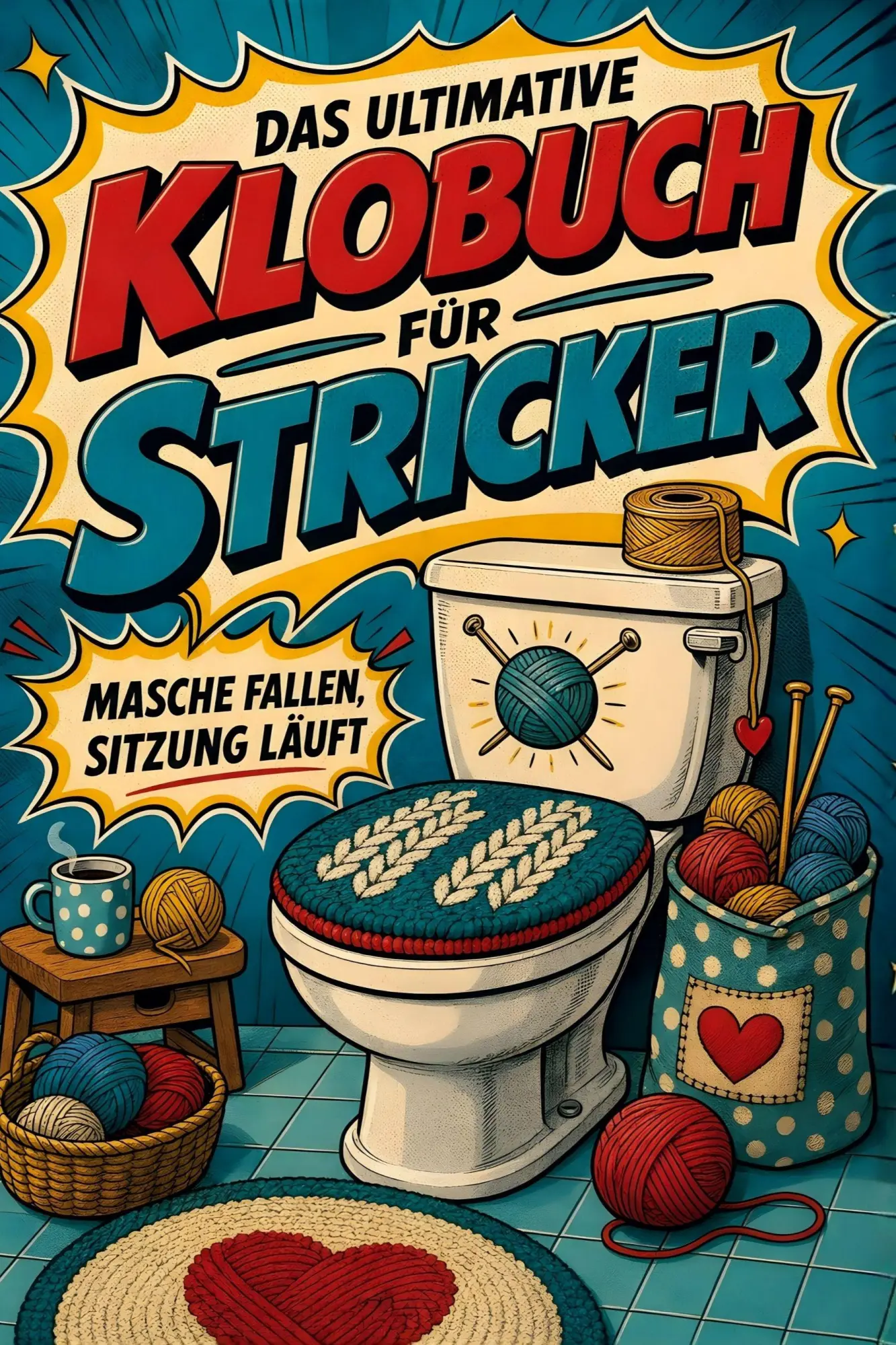 Cover: 9783696104054 | Das ultimative Klobuch für Stricker | Masche fallen, Sitzung läuft