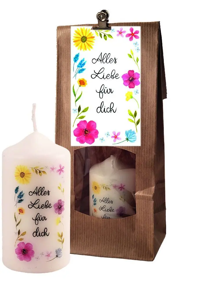 Cover: 4045451814154 | Alles Liebe für Dich, Kerze in Tüte | ohne Verpackung | 2024