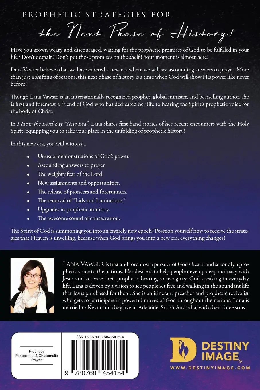 Rückseite: 9780768454154 | I Hear the Lord Say "New Era" | Lana Vawser | Taschenbuch | Englisch