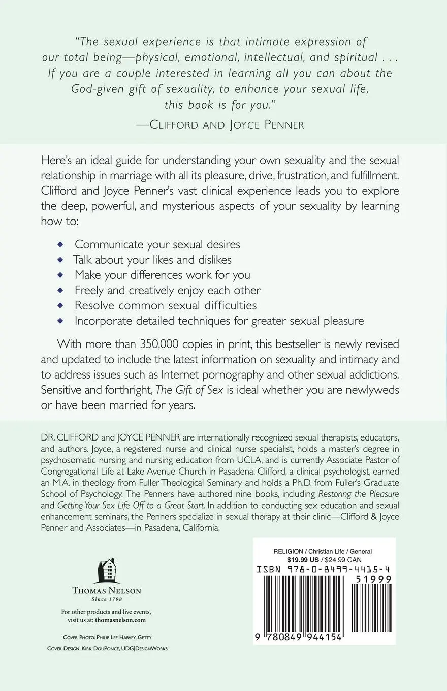 Rückseite: 9780849944154 | Gift of Sex | A Guide to Sexual Fulfillment (Revised and Expanded)