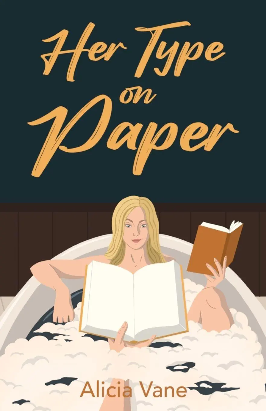 Cover: 9781068254154 | Her Type on Paper | a sapphic forced proximity story | Alicia Vane