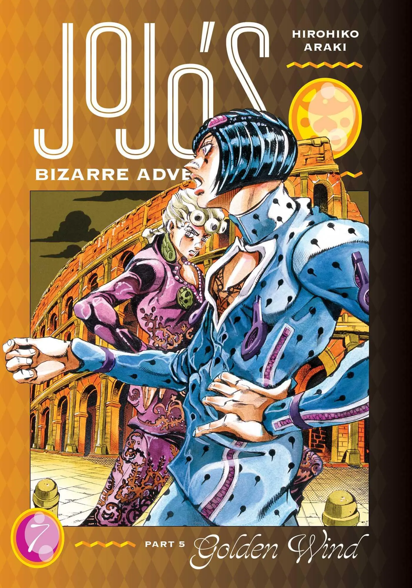 Cover: 9781974724154 | Jojo's Bizarre Adventure: Part 5--Golden Wind, Vol. 7 | Hirohiko Araki