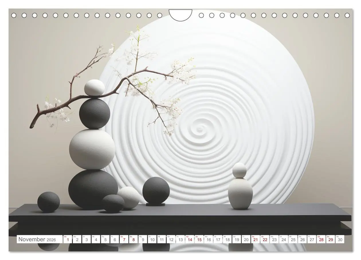 Bild: 9783457364154 | Zen (Wandkalender 2026 DIN A4 quer), CALVENDO Monatskalender | Illgen