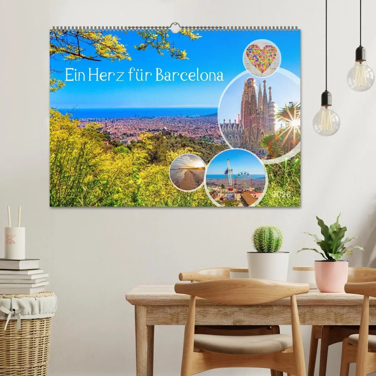 Bild: 9783516694154 | Ein Herz für Barcelona (Wandkalender 2026 DIN A2 quer), CALVENDO...