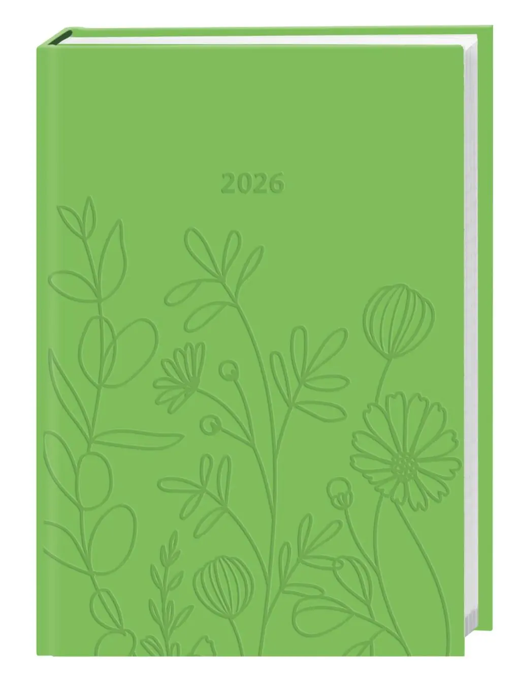 Cover: 9783756414154 | Kalenderbuch A6 grün 2026 | Buch | Kalenderbücher Heye | 152 S. | 2026