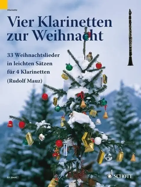 Cover: 9790001154154 | Vier Klarinetten zur Weihnacht | Rudolf Mauz | Buch | 40 S. | Deutsch