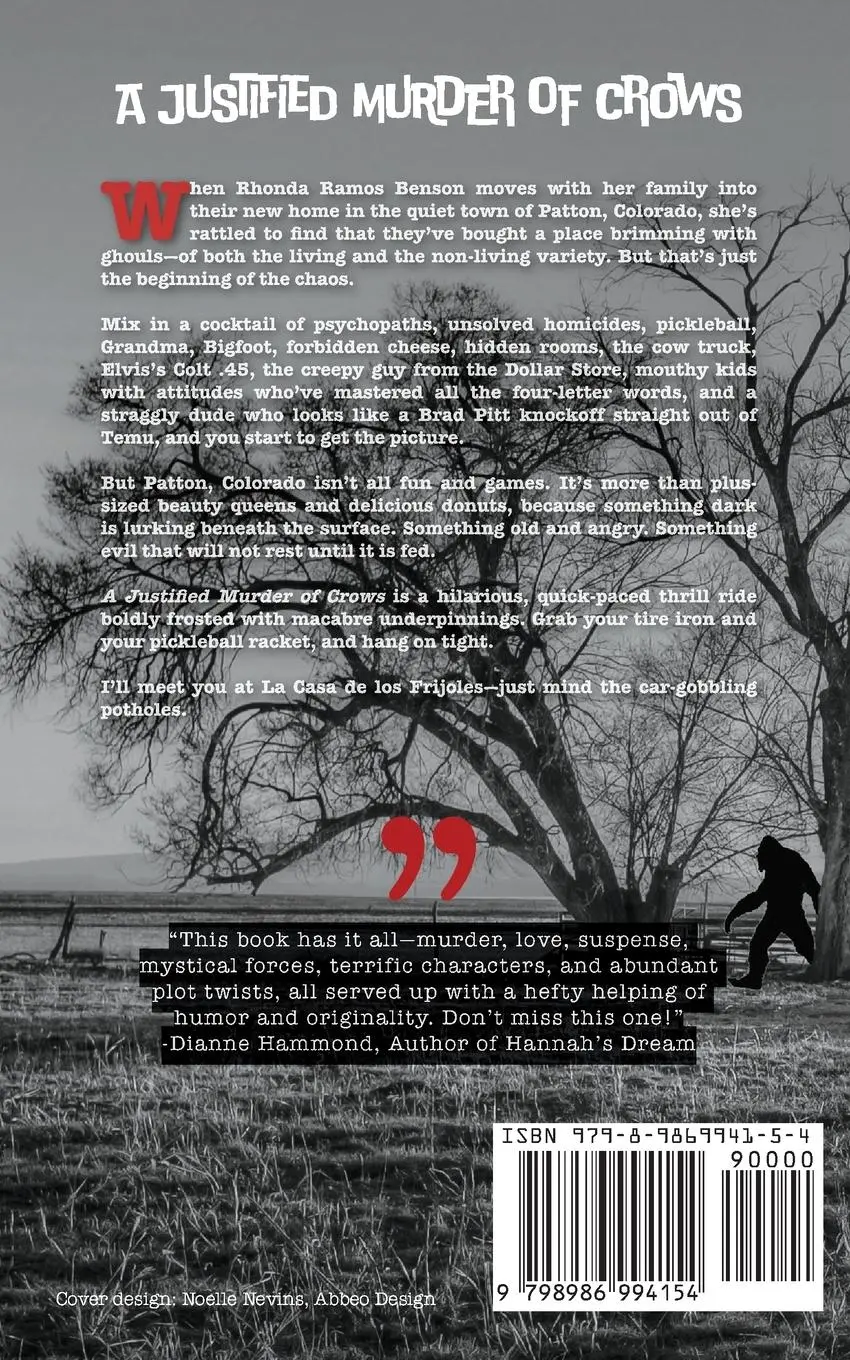 Rückseite: 9798986994154 | A Justified Murder of Crows | Sue Alcon O'Connor | Taschenbuch | 2024