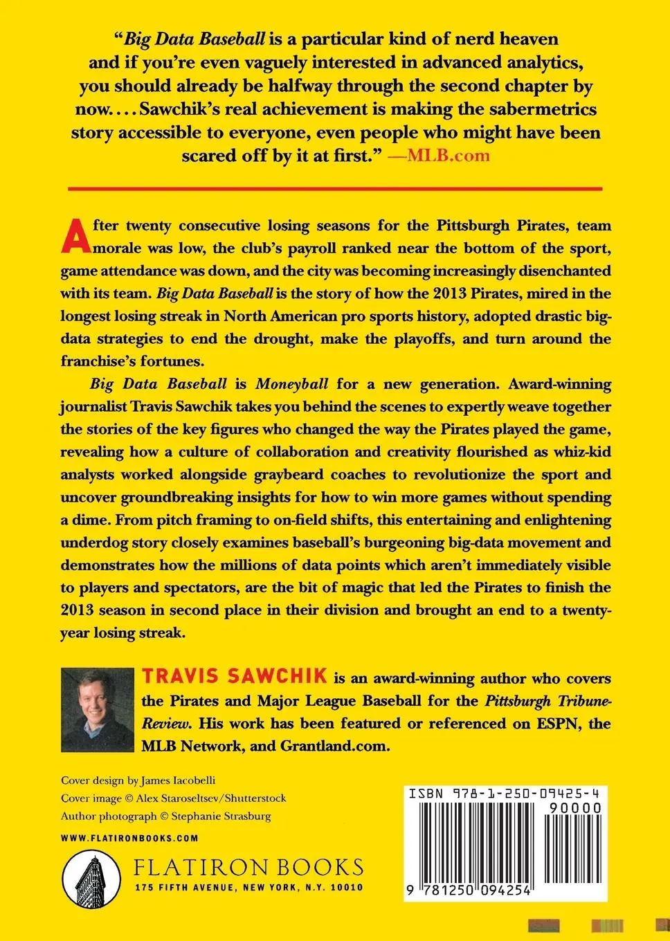Rückseite: 9781250094254 | Big Data Baseball | Travis Sawchik | Taschenbuch | Englisch | 2016