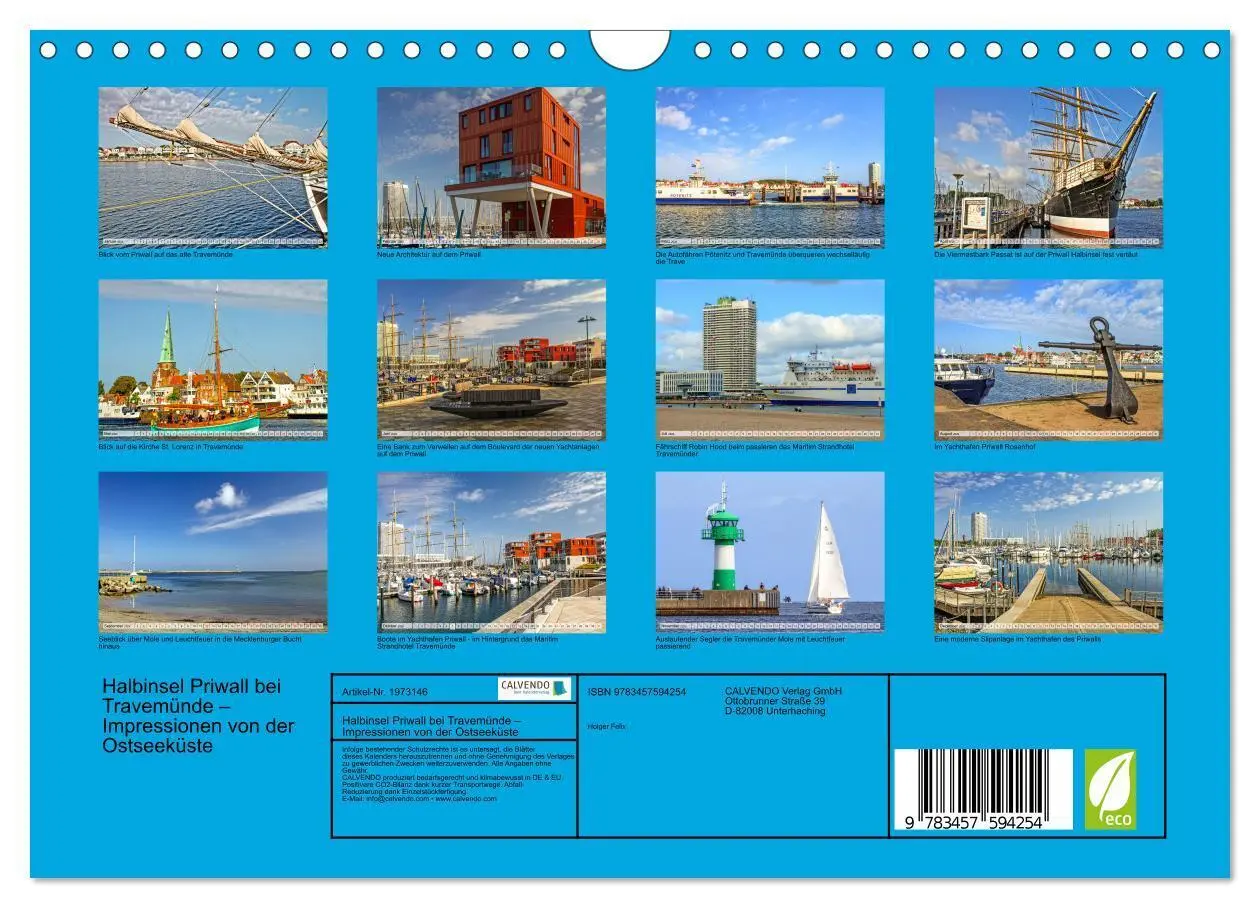 Bild: 9783457594254 | Halbinsel Priwall bei Travemünde - Impressionen von der Ostseeküste...