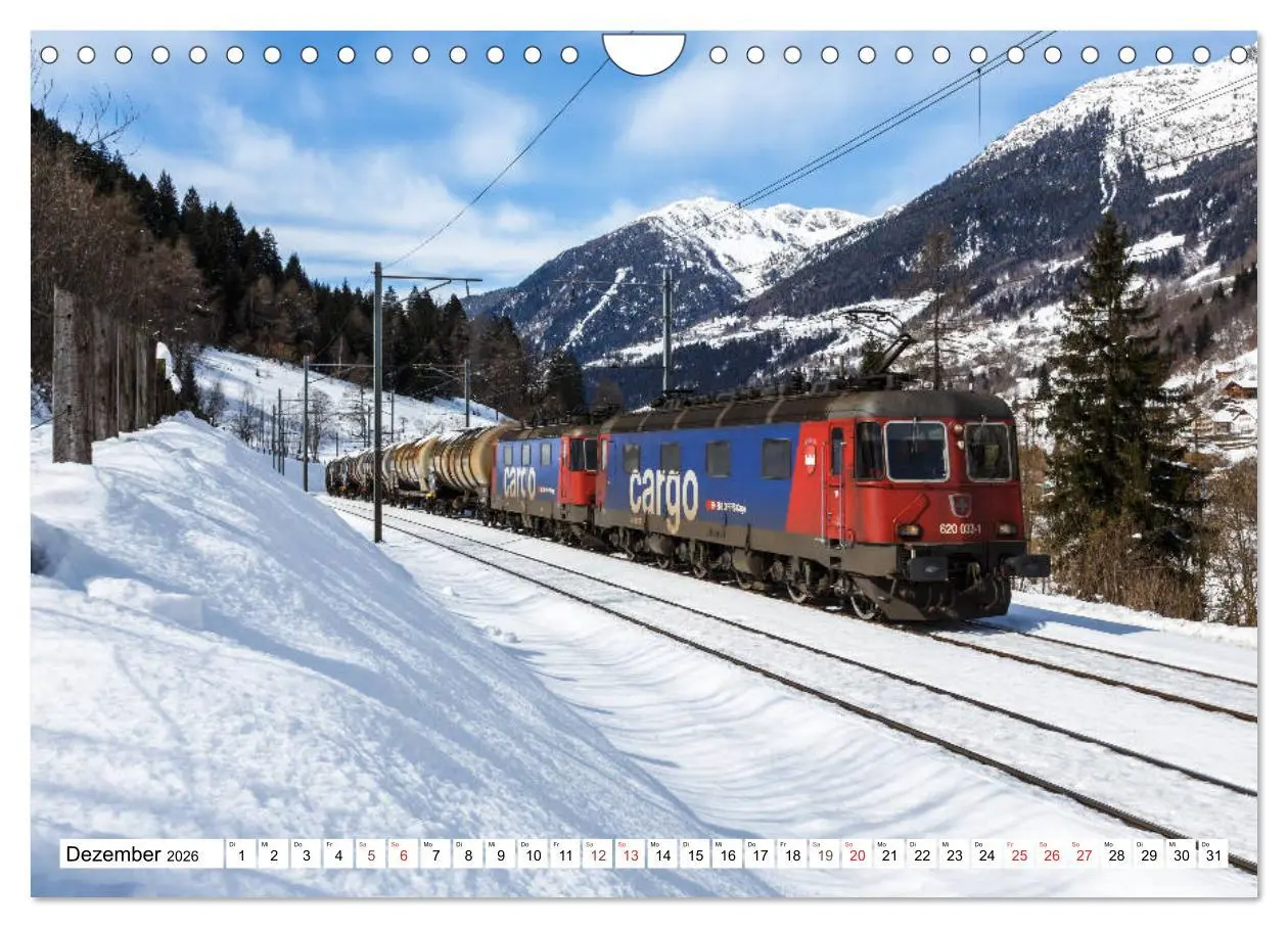 Bild: 9783457804254 | Für Güter die Bahn (Wandkalender 2026 DIN A4 quer), CALVENDO...