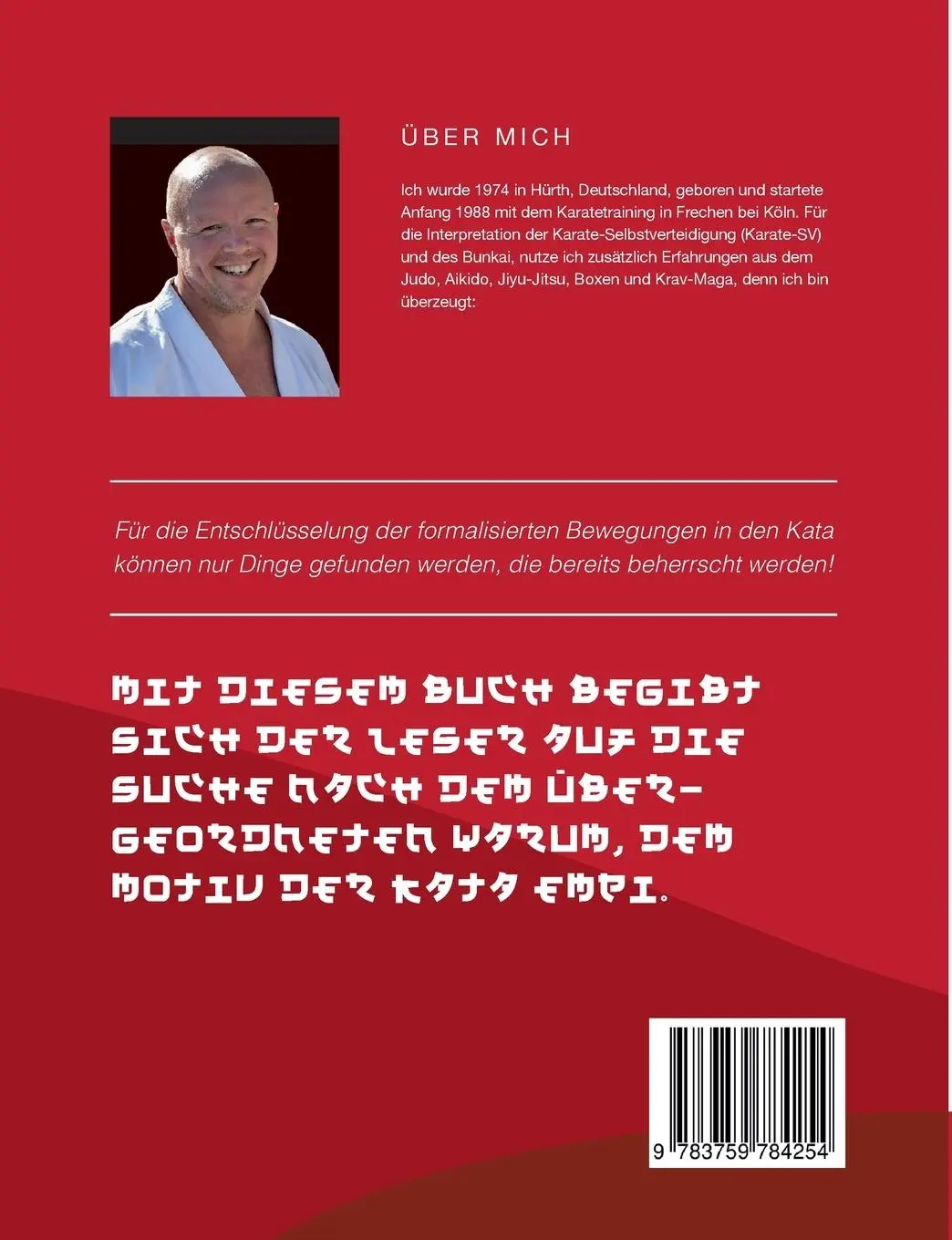Rückseite: 9783759784254 | Empi Motiv Bunkai | Die Verteidigung des unteren Körperbereiches