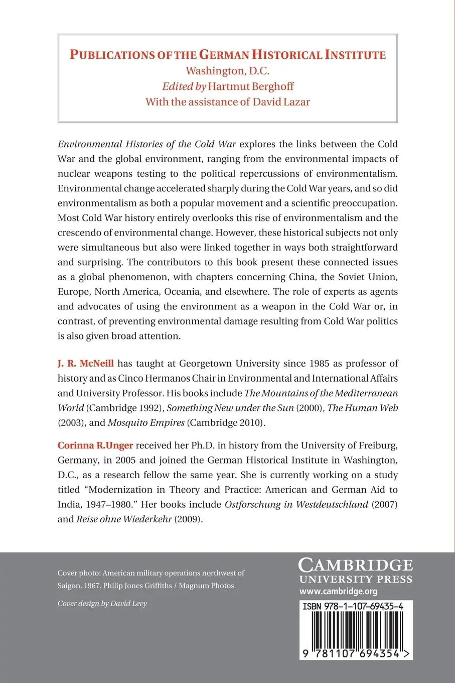 Rückseite: 9781107694354 | Environmental Histories of the Cold War | J. R. Mcneill (u. a.) | Buch