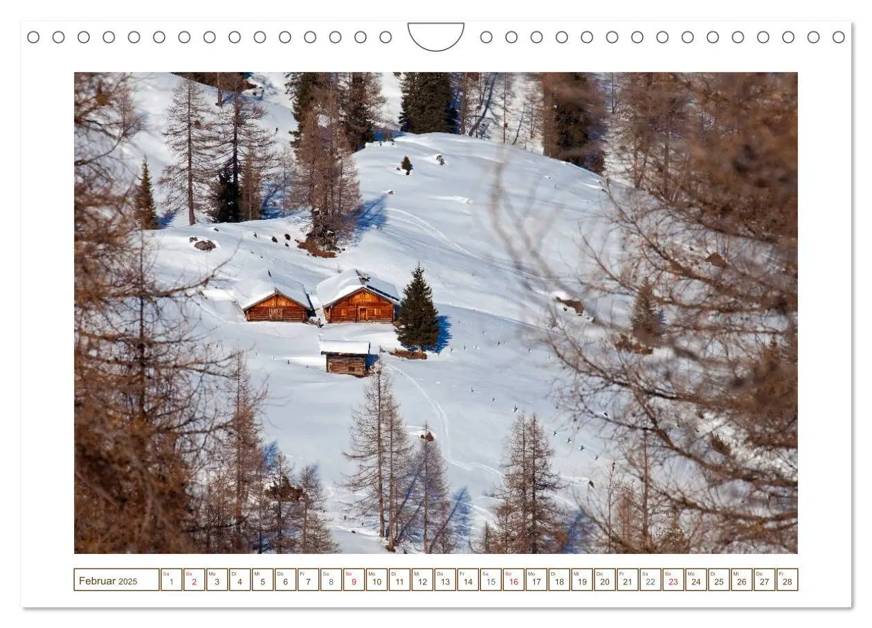 Bild: 9783435494354 | Idyllische Almhütten (Wandkalender 2025 DIN A4 quer), CALVENDO...