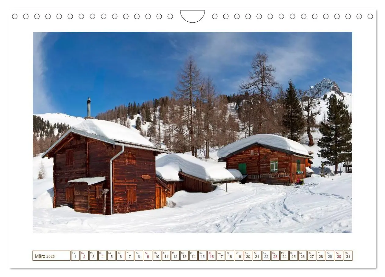 Bild: 9783435494354 | Idyllische Almhütten (Wandkalender 2025 DIN A4 quer), CALVENDO...