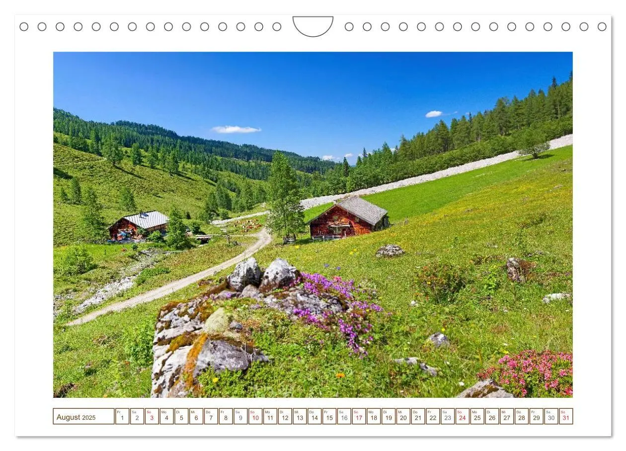 Bild: 9783435494354 | Idyllische Almhütten (Wandkalender 2025 DIN A4 quer), CALVENDO...