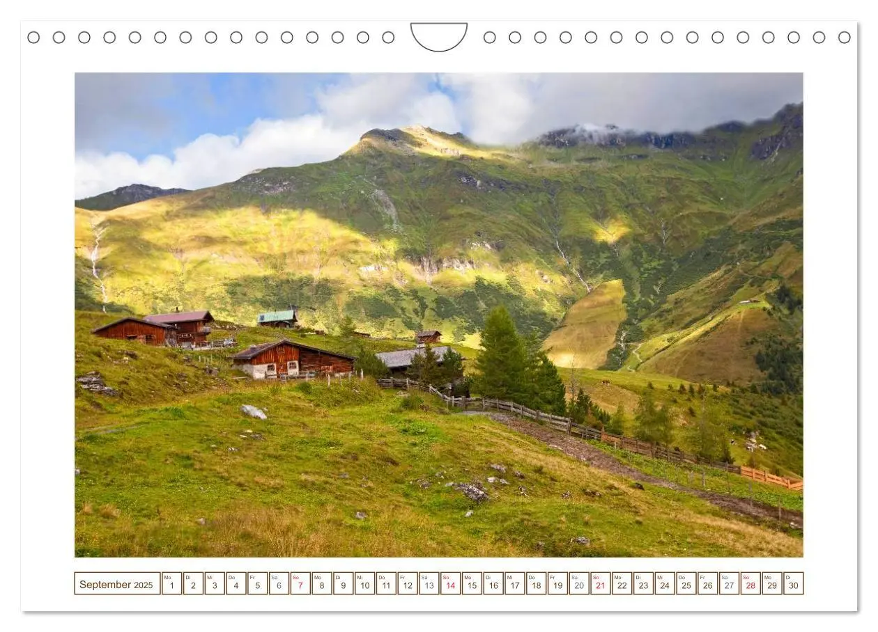Bild: 9783435494354 | Idyllische Almhütten (Wandkalender 2025 DIN A4 quer), CALVENDO...