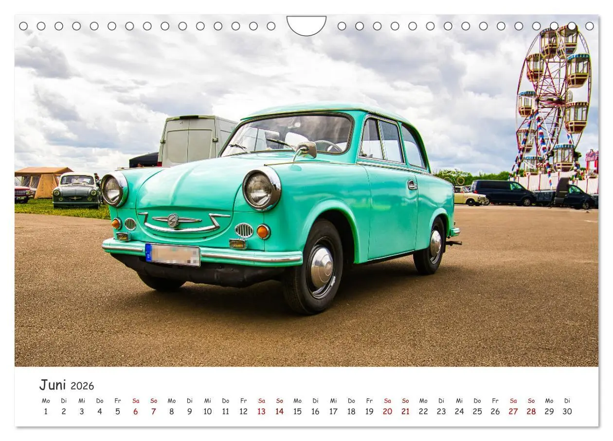Bild: 9783457584354 | Trabi-Kult (Wandkalender 2026 DIN A4 quer), CALVENDO Monatskalender