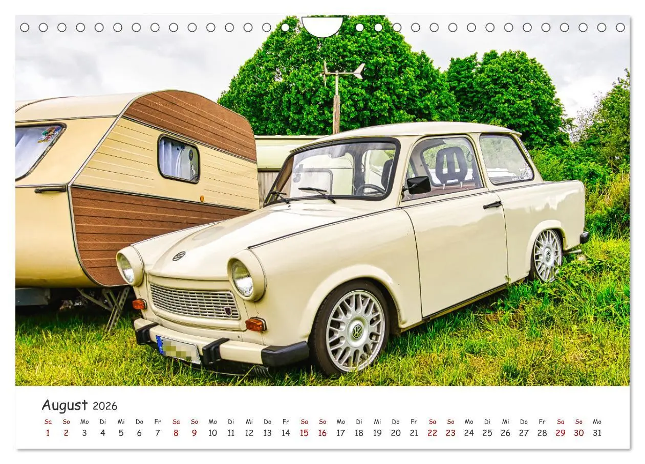 Bild: 9783457584354 | Trabi-Kult (Wandkalender 2026 DIN A4 quer), CALVENDO Monatskalender