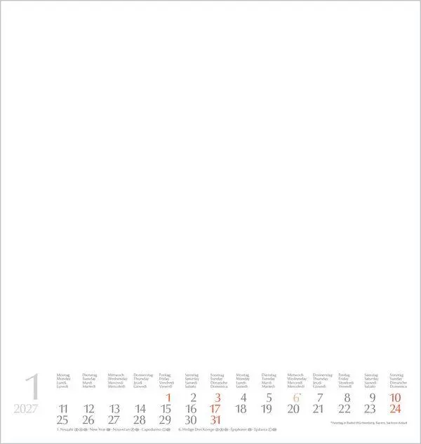Bild: 9783819304354 | Foto-Malen-Basteln Bastelkalender weiß groß 2027 | Verlag Korsch