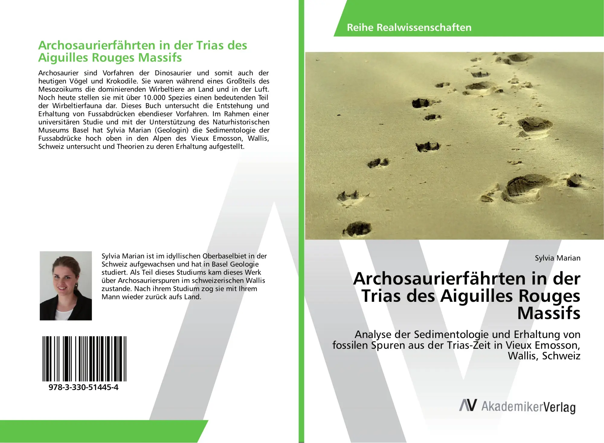 Cover: 9783330514454 | Archosaurierfährten in der Trias des Aiguilles Rouges Massifs | Marian