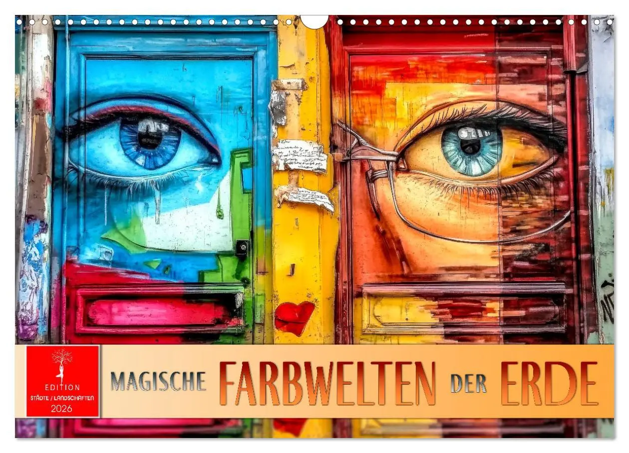 Cover: 9783457264454 | Magische Farbwelten der Erde (Wandkalender 2026 DIN A3 quer),...