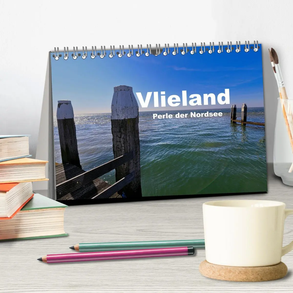 Bild: 9783457404454 | Vlieland Perle an der Nordsee (Tischkalender 2026 DIN A5 quer),...