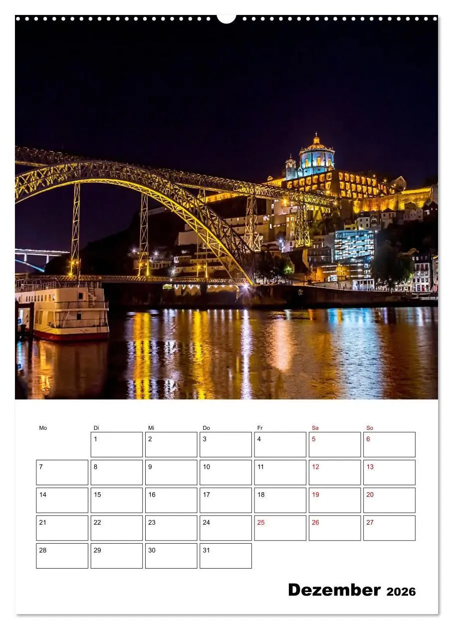 Bild: 9783516354454 | Porto - ein Traumreiseziel (hochwertiger Premium Wandkalender 2026...