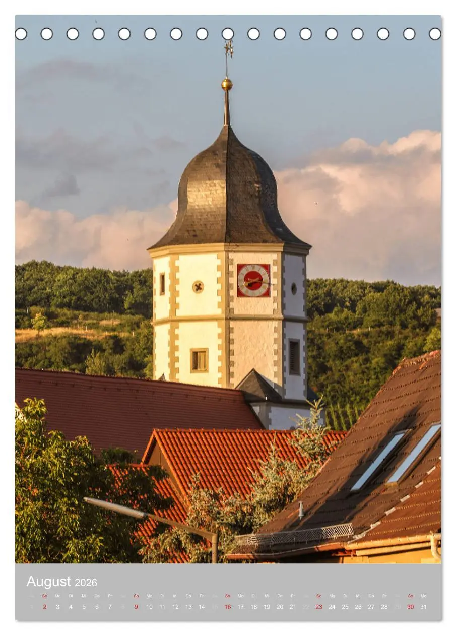 Bild: 9783516424454 | Kirchentürme in Franken (Tischkalender 2026 DIN A5 hoch), CALVENDO...