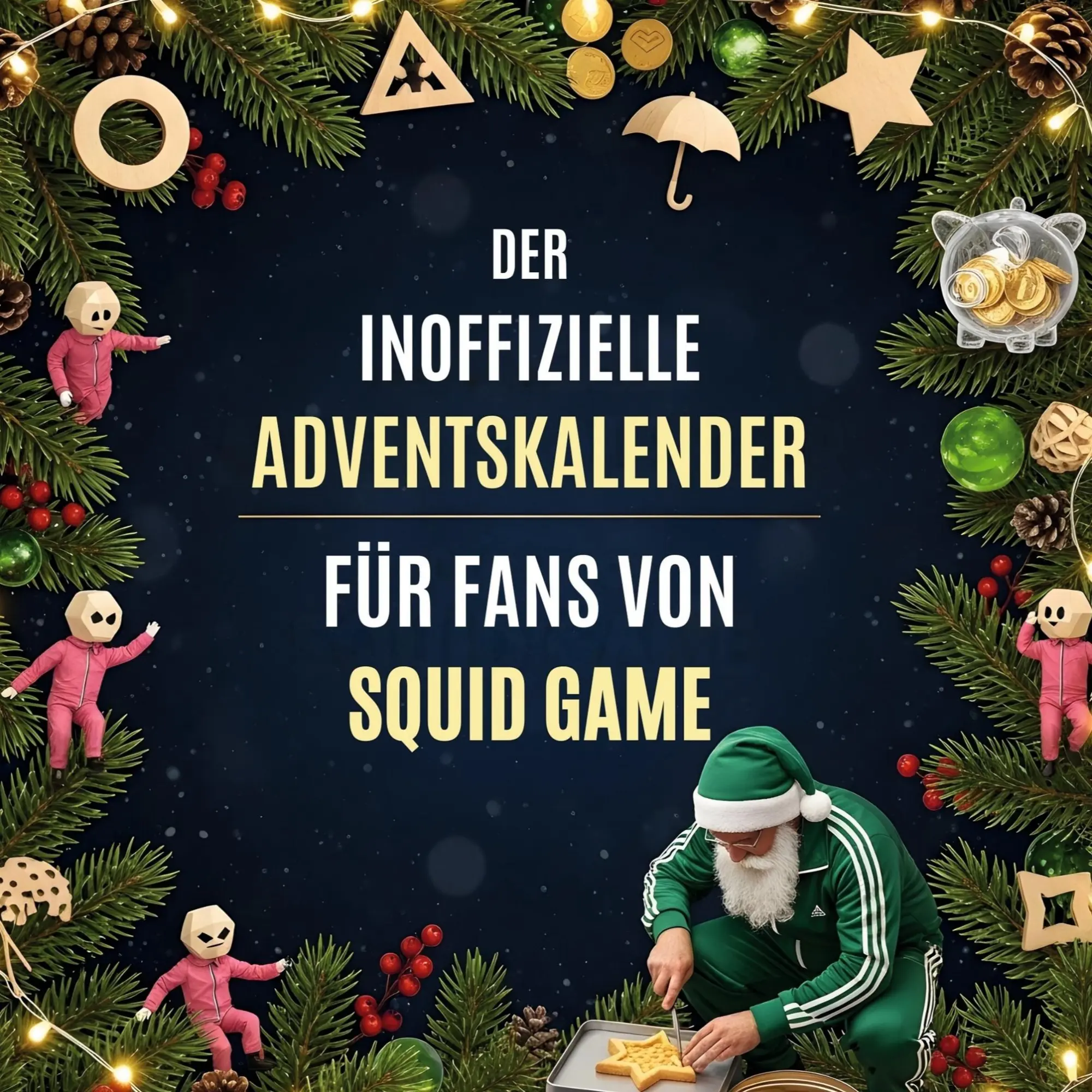 Cover: 9783695314454 | Der inoffizielle Adventskalender für Fans von Squid Game | Krause