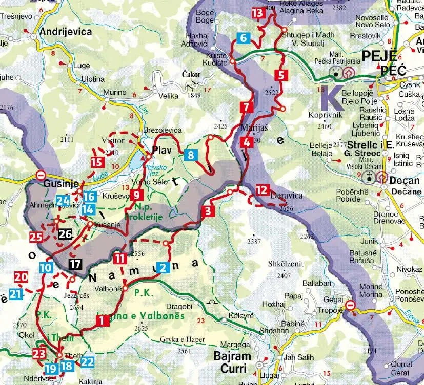 Bild: 9783763314454 | Peaks of the Balkans: Albanien, Kosovo und Montenegro | Bosse (u. a.)