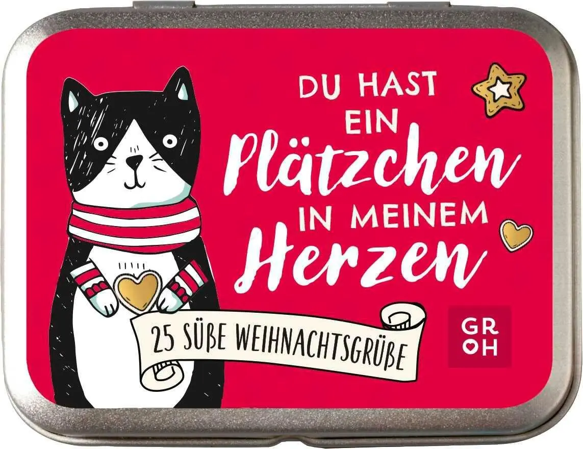 Cover: 4036442014554 | Du hast ein Plätzchen in meinem Herzen | Groh Verlag | Box | 25 S.