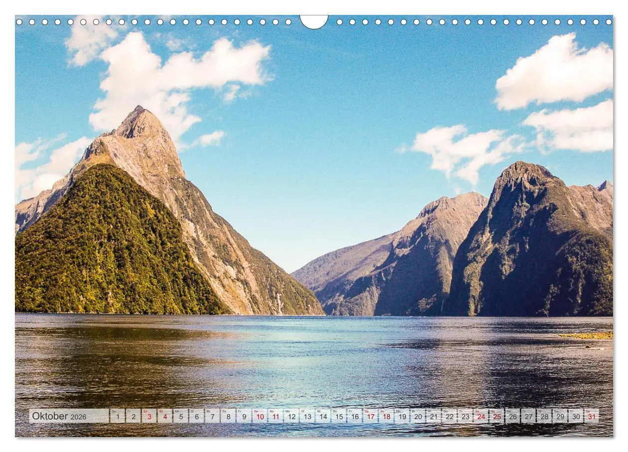 Bild: 9783457564554 | Faszination Neuseeland (Wandkalender 2026 DIN A3 quer), CALVENDO...