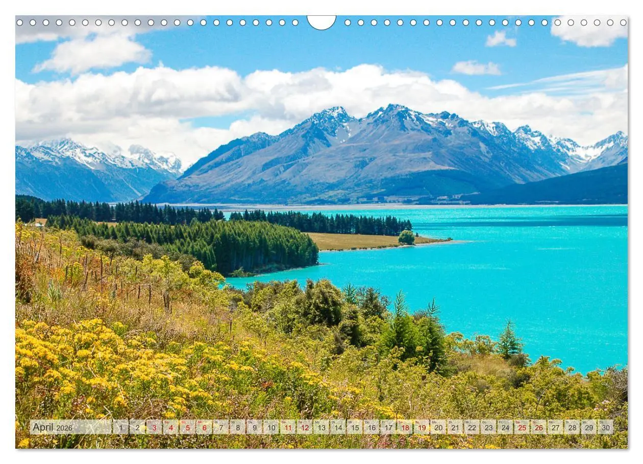 Bild: 9783457564554 | Faszination Neuseeland (Wandkalender 2026 DIN A3 quer), CALVENDO...