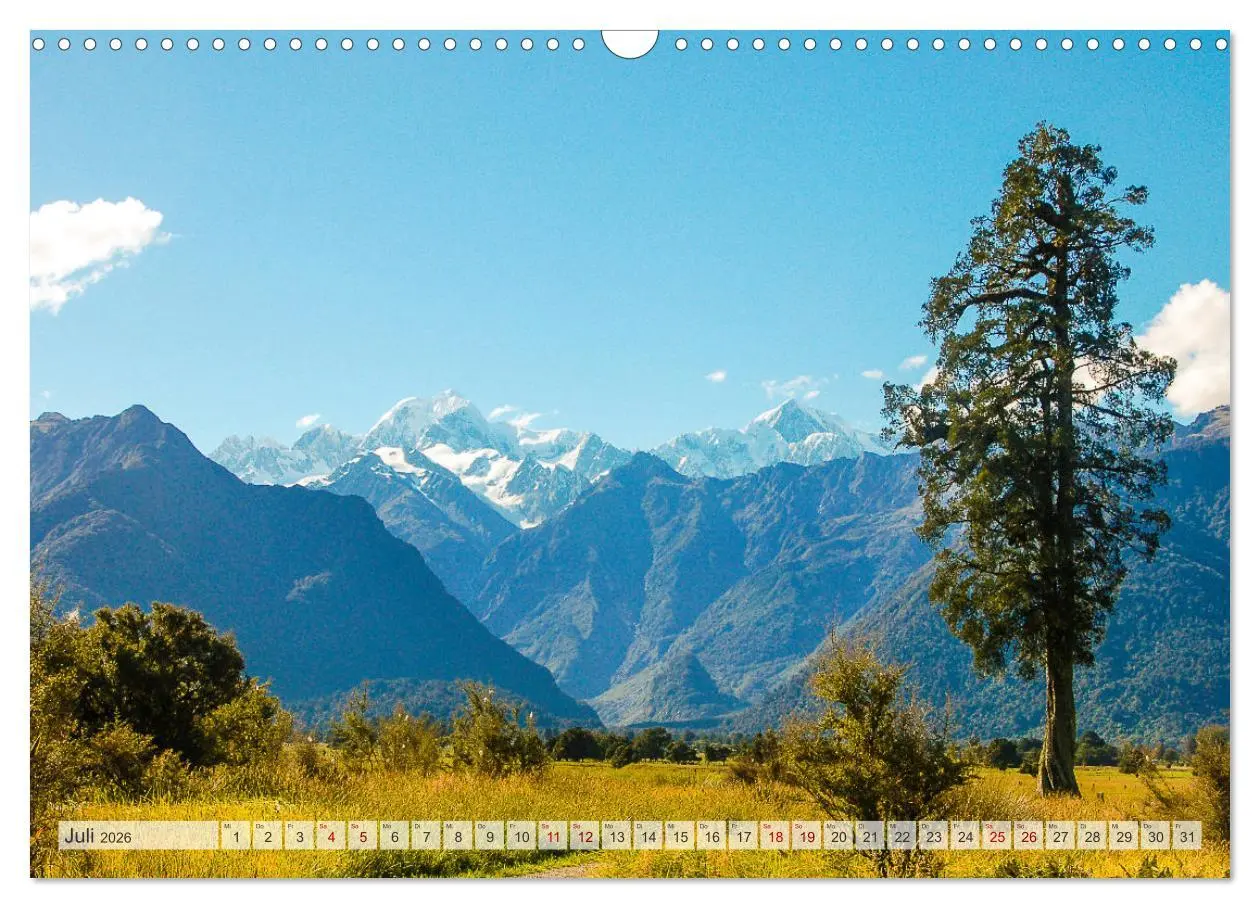 Bild: 9783457564554 | Faszination Neuseeland (Wandkalender 2026 DIN A3 quer), CALVENDO...