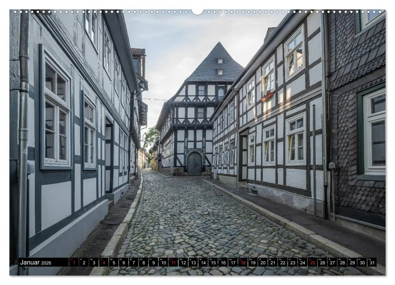 Bild: 9783457704554 | Fachwerkstadt Goslar (hochwertiger Premium Wandkalender 2026 DIN A2...