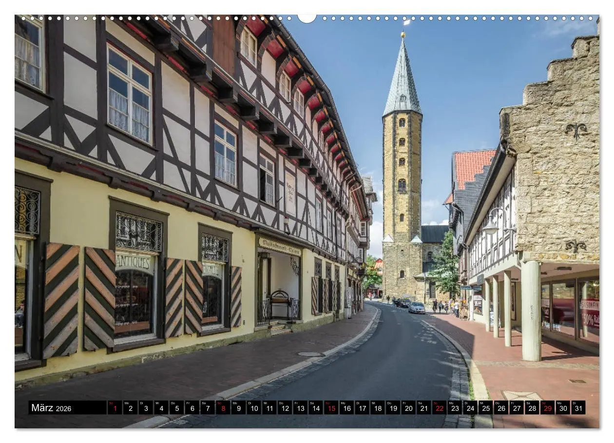 Bild: 9783457704554 | Fachwerkstadt Goslar (hochwertiger Premium Wandkalender 2026 DIN A2...