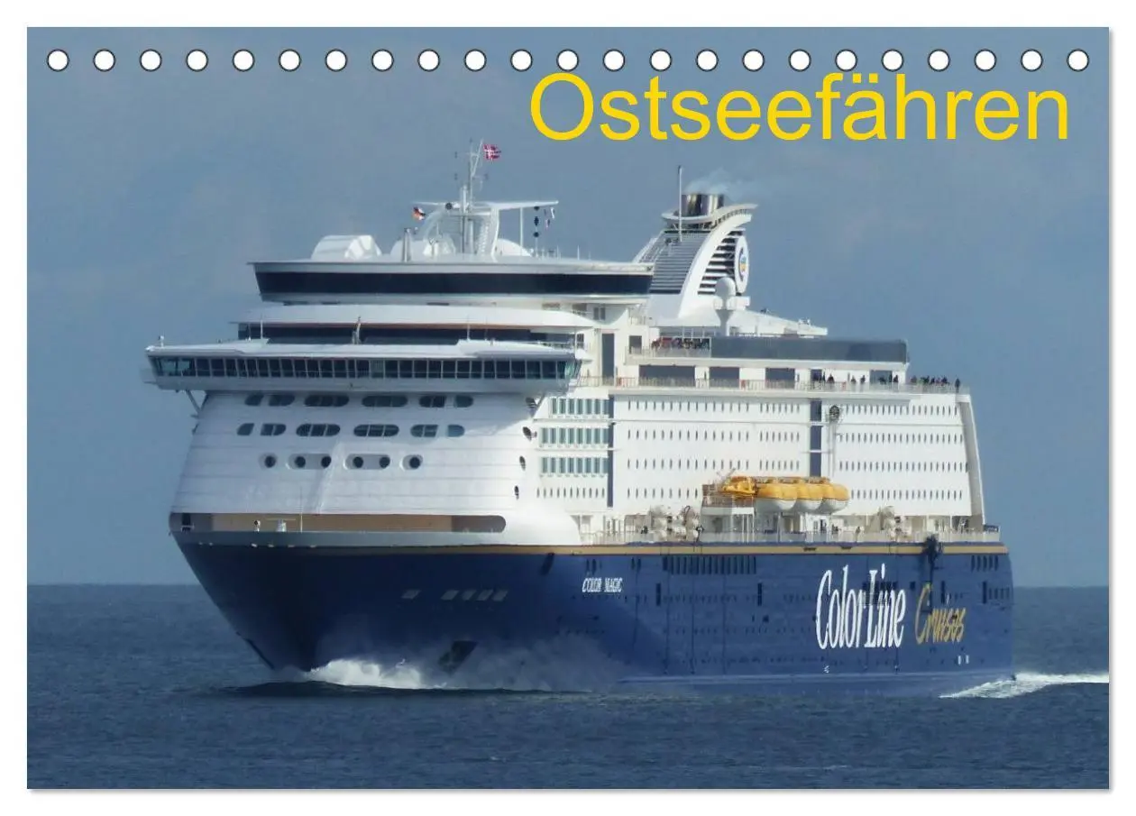 Cover: 9783516034554 | Ostseefähren (Tischkalender 2026 DIN A5 quer), CALVENDO Monatskalender