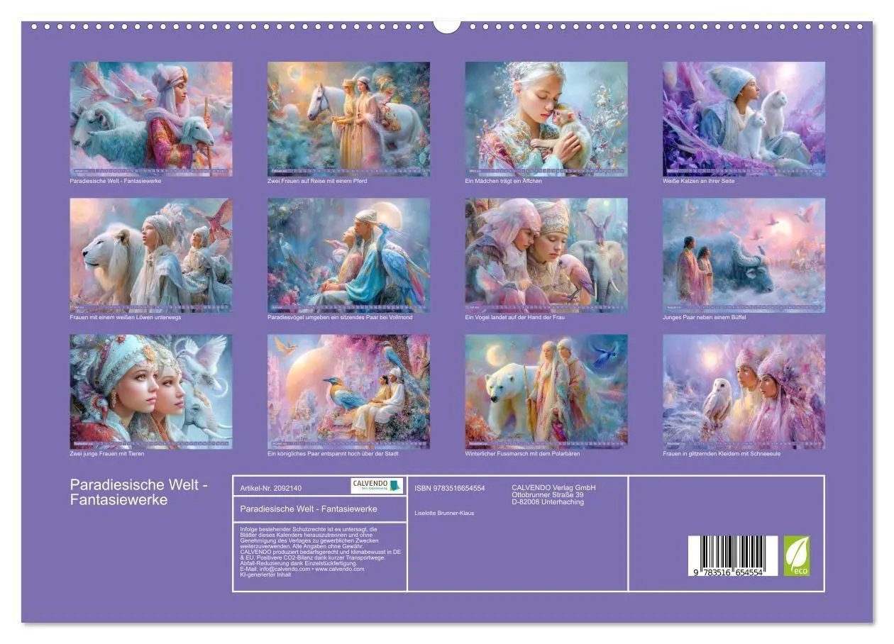 Bild: 9783516654554 | Paradiesische Welt - Fantasiewerke (hochwertiger Premium...