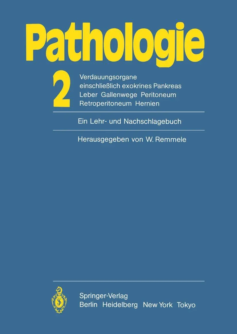 Cover: 9783642694554 | Pathologie: Ein Lehr- und Nachschlagebuch | W. Remmele | Taschenbuch
