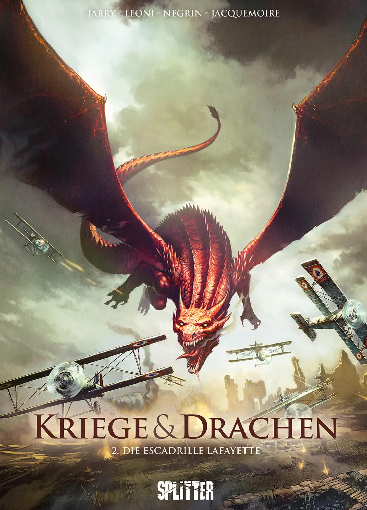 Cover: 9783987214554 | Kriege und Drachen. Band 2 | Die Escadrille Lafayette | Nicolas Jarry