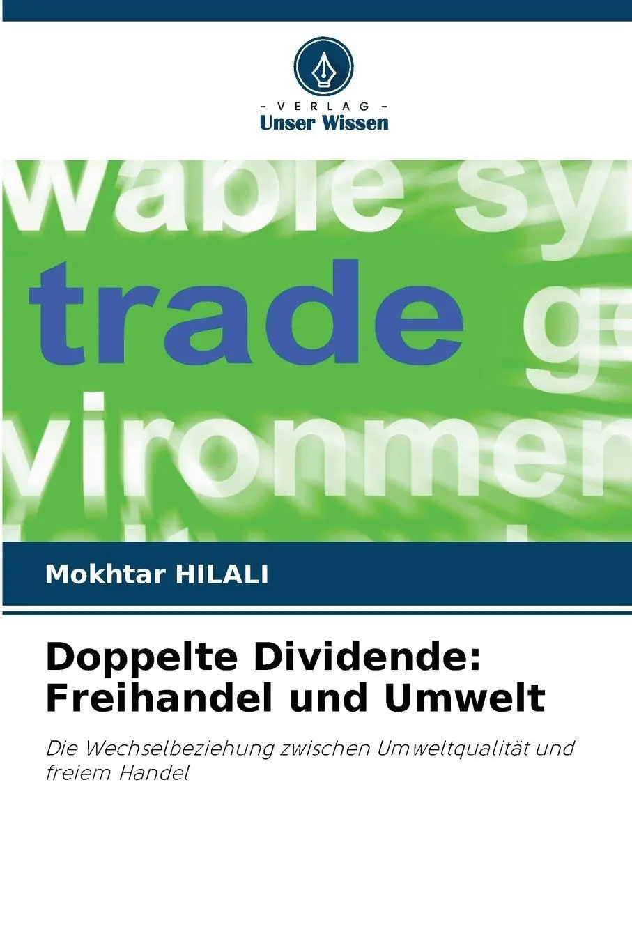 Cover: 9786209904554 | Doppelte Dividende: Freihandel und Umwelt | Mokhtar Hilali | Buch